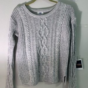 Cable knit sweater